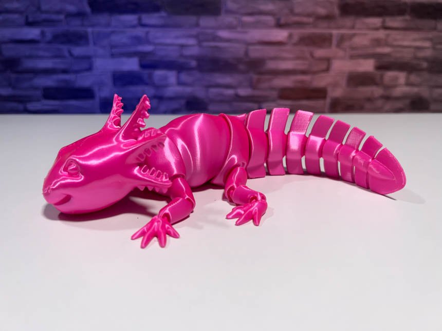 Axolote Articilado Rosa